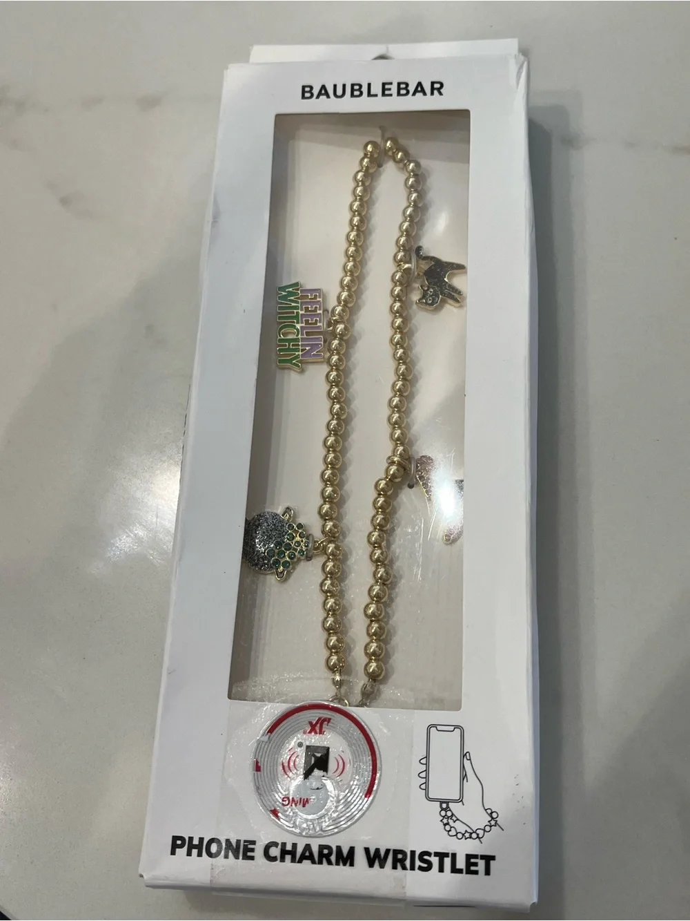 BAUBLEBAR Phone Charm Wristlet Decorative & Secure Strap Halloween NEW